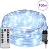 Virvės Šviesa su 2400 LED Šaltas baltas 100 m PVC