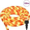 Virvės Šviesa su 2400 LED Šilta balta 100 m PVC