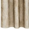 Aksominio tipo užuolaidos 2 pcs Kreminė 245 x 140 cm Aksomas