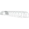 Vištų būdas Sidabrinė 1000 x 150 x 100 cm Galvanizuotas plienas
