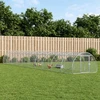 Vištų būdas Sidabrinė 1000 x 150 x 100 cm Galvanizuotas plienas