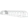 Vištų būdas Sidabrinė 1000 x 150 x 100 cm Galvanizuotas plienas