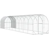 Vištų būdas Sidabrinė 1000 x 200 x 200 cm Galvanizuotas plienas