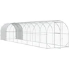 Vištų būdas Sidabrinė 1000 x 200 x 200 cm Galvanizuotas plienas