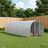 Vištų būdas Sidabrinė 1000 x 200 x 200 cm Galvanizuotas plienas