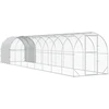 Vištų būdas Sidabrinė 1000 x 200 x 200 cm Galvanizuotas plienas