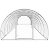 Vištų būdas Sidabrinė 1200 x 150 x 100 cm Galvanizuotas plienas