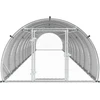 Vištų būdas Sidabrinė 1200 x 150 x 100 cm Galvanizuotas plienas