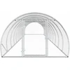 Vištų būdas Sidabrinė 1200 x 150 x 100 cm Galvanizuotas plienas