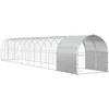 Vištų būdas Sidabrinė 1200 x 200 x 200 cm Galvanizuotas plienas