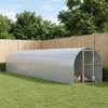 Vištų būdas Sidabrinė 1200 x 200 x 200 cm Galvanizuotas plienas