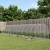 Vištų būdas Sidabrinė 1200 x 200 x 200 cm Galvanizuotas plienas