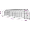Vištų būdas Sidabrinė 1200 x 200 x 200 cm Galvanizuotas plienas