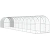 Vištų būdas Sidabrinė 1200 x 200 x 200 cm Galvanizuotas plienas