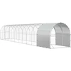 Vištų būdas Sidabrinė 1200 x 200 x 200 cm Galvanizuotas plienas