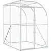 Vištų būdas Sidabrinė 200 x 200 x 215 cm Galvanizuotas plienas