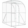 Vištų būdas Sidabrinė 200 x 200 x 215 cm Galvanizuotas plienas