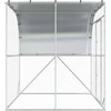 Vištų būdas Sidabrinė 200 x 200 x 215 cm Galvanizuotas plienas