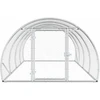 Vištų būdas Sidabrinė 400 x 150 x 100 cm Galvanizuotas plienas