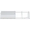 Vištų būdas Sidabrinė 400 x 150 x 100 cm Galvanizuotas plienas