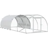 Vištų būdas Sidabrinė 400 x 150 x 100 cm Galvanizuotas plienas
