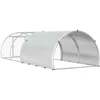 Vištų būdas Sidabrinė 400 x 150 x 100 cm Galvanizuotas plienas