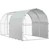 Vištų būdas Sidabrinė 400 x 200 x 200 cm Galvanizuotas plienas
