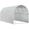 Vištų būdas Sidabrinė 400 x 200 x 200 cm Galvanizuotas plienas