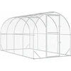 Vištų būdas Sidabrinė 400 x 200 x 200 cm Galvanizuotas plienas