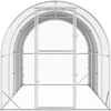 Vištų būdas Sidabrinė 400 x 200 x 200 cm Galvanizuotas plienas