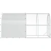 Vištų būdas Sidabrinė 400 x 200 x 200 cm Galvanizuotas plienas