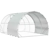 Vištų būdas Sidabrinė 400 x 300 x 200 cm Galvanizuotas plienas