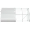 Vištų būdas Sidabrinė 400 x 300 x 200 cm Galvanizuotas plienas