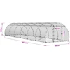 Vištų būdas Sidabrinė 600 x 150 x 100 cm Galvanizuotas plienas