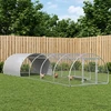 Vištų būdas Sidabrinė 600 x 150 x 100 cm Galvanizuotas plienas