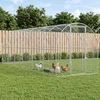 Vištų būdas Sidabrinė 600 x 200 x 200 cm Galvanizuotas plienas