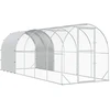Vištų būdas Sidabrinė 600 x 200 x 200 cm Galvanizuotas plienas