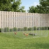 Vištų būdas Sidabrinė 600 x 300 x 200 cm Galvanizuotas plienas