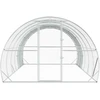 Vištų būdas Sidabrinė 600 x 300 x 200 cm Galvanizuotas plienas
