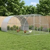 Vištų būdas Sidabrinė 600 x 300 x 200 cm Galvanizuotas plienas