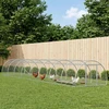 Vištų būdas Sidabrinė 800 x 150 x 100 cm Galvanizuotas plienas