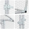 Vištų būdas Sidabrinė 800 x 150 x 100 cm Galvanizuotas plienas