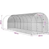 Vištų būdas Sidabrinė 800 x 200 x 200 cm Galvanizuotas plienas