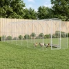 Vištų būdas Sidabrinė 800 x 200 x 200 cm Galvanizuotas plienas
