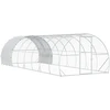 Vištų būdas Sidabrinė 800 x 300 x 200 cm Galvanizuotas plienas
