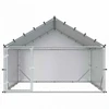 Vištų coop su stogu Sidabrinė 200 x 200 x 150 cm