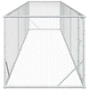 Vištų kiemas Sidabrinė 500 x 100 x 100 cm Galvanizuotas plienas
