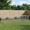 Vištų kiemas Sidabrinė 500 x 100 x 100 cm Galvanizuotas plienas