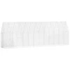 Vištų narvas 2 pcs Sidabro 600 x 100 x 210 cm Cinkuota plienas