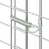 Vištų narvas 2 vnt. Sidabro 600 x 100 x 210 cm Cinkuota plienas